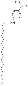structure of CAS# 55986-43-1, Cetaben;Sodium 4-(Cetylamino)Benzoate;Cetaben Sodium (Usan);D03447