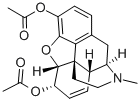 结构式 CAS# 561-27-3, 二乙酰基吗啡