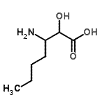 CAS#: 561066-93-1， 3-Amino-2-Hydroxyheptanoic Acid