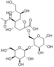 结构式 CAS# 56144-12-8, 6-唾液酰-D-乳糖
