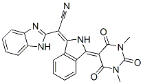 CAS#: 56195-25-6， alpha-[2,3-Dihydro-3-(Tetrahydro-1,3-Dimethyl-2,4,6-Trioxo-5(2H)-Pyrimidinylidene)-1H-Isoindol-1-Ylidene]-1H-Benzimidazole-2-Acetonitrile