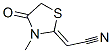 CAS#: 56196-65-7， (2Z)-(3-Methyl-4-Oxo-1,3-Thiazolidin-2-Ylidene)Acetonitrile