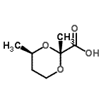CAS#: 562081-77-0， (2R,4R)-2,4-Dimethyl-1,3-Dioxane-2-Carboxylic Acid