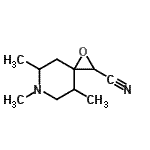 CAS 登录号：56229-36-8， 4,6,7-三甲基-1-氧杂-6-氮杂螺[2.5]辛烷-2-甲腈