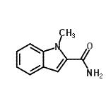 structure of CAS# 56297-43-9, 1-Methyl-1H-Indole-2-Carboxamide;1-methylindole-2-carboxamide;MFCD05863405;AQ-776/42801351