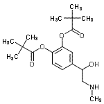 CAS#: 56298-24-9， 4-[1-Hydroxy-2-(Methylamino)Ethyl]-1,2-Phenylene Bis(2,2-Dimethylpropanoate)