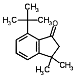 CAS#: 56298-78-3， 3,3-Dimethyl-7-(2-Methyl-2-Propanyl)-1-Indanone