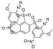 CAS#: 56307-70-1， Bis(2-Methoxy-4-Nitrobenzenediazonium) Naphthalenedisulphonate