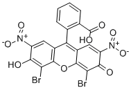 structure of CAS# 56360-46-4, 4',5'-Dibromo-3',6'-Dihydroxy-2',7'-Dinitro-Spiro[Isobenzofuran-1(3H),9'-[9H]Xanthen]-3-One;4',5'-Dibromo-2',7'-Dinitro-3-Oxo-Spiro[Isobenzofuran-1,9'-Xanthene]-3',6'-Diolate;4',5'-Dibromo-2',7'-Dinitro-3-Oxospiro[Isobenzofuran-1,9'-Xanthene]-3',6'-Diolate;4',5'-Dibromo-3-Keto-2',7'-Dinitro-Spiro[Isobenzofuran-1,9'-Xanthene]-3',6'-Diolate