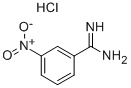 structure of CAS# 56406-50-9, 3-Nitrobenzamidine Hydrochloride;[Amino-(3-Nitrophenyl)Methylene]Ammonium Chloride;3-Nitrobenzamidinium Hydrochloride;3-Nitrobenzenecarboximidamide Monohydrochloride