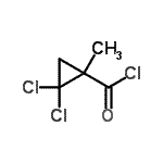 CAS#: 56447-09-7， 2,2-Dichloro-1-Methylcyclopropanecarbonyl Chloride