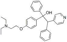 CAS#: 56501-75-8， 1-(4-Diethylaminoethoxyphenyl)-1,2-Di(Phenyl)-2-(4-Pyridyl)Ethanol