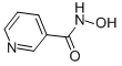 structure of CAS# 5657-61-4, N-Hydroxy-3-pyridinecarboxamide;Pyridine-3-Carbohydroxamic Acid;3-Pyridinecarbohydroxamic Acid;N9627_Sigma