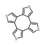 CAS#: 56598-43-7， Tristhieno[3',4':3,4,3'',4'':5,6,3''',4''':7,8]Cycloocta[1,2-c]Thiophene