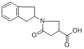 CAS#: 566154-69-6， 1-(2,3-Dihydro-1H-Inden-2-Yl)-5-Oxo-3-Pyrrolidinecarboxylic Acid