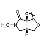 CAS#: 566155-33-7， (3aR,6aR)-5,6A-Dimethylhexahydro-6H-Pyrrolo[3,4-c][1,2]Oxazol-6-One