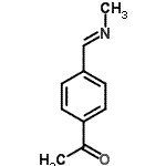 CAS#: 566171-76-4， 1-{4-[(E)-(Methylimino)Methyl]Phenyl}Ethanone