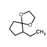 CAS#: 56619-99-9， 6-Ethyl-1,4-Dioxaspiro[4.4]Nonane