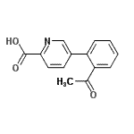 CAS#: 566198-33-2， 5-(2-Acetylphenyl)-2-Pyridinecarboxylic Acid