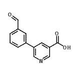 CAS#: 566198-34-3， 5-(3-Formylphenyl)Nicotinic Acid