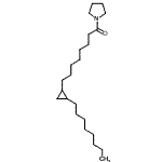 CAS#: 56630-59-2， 8-(2-Octylcyclopropyl)-1-(1-Pyrrolidinyl)-1-Octanone