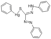 CAS#: 56724-82-4， (Diphenylthiocarbazono)Phenylmercury