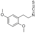structure of CAS# 56771-74-5, 2,5-Dimethoxyphenethyl Isothiocyanate;2,5-DIMETHYLOXYPHENETHYL ISOTHIOCYANATE;2,5-DIMETHOXYPHENETHYL ISOTHIOCYANATE