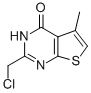 structure of CAS# 568577-81-1, 2-(Chloromethyl)-5-Methylthieno[2,3-d]Pyrimidin-4(3H)-One;2-(Chloromethyl)-5-Methylthieno[2,3-D]Pyrimidin-4(3H)-One ,97%;2-(CHLOROMETHYL)-5-METHYLTHIENO[2,3-D]PYRIMIDIN-4(3H)-ONE