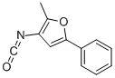 structure of CAS# 568577-82-2, 2-Methyl-5-Phenyl-3-Furyl Isocyanate;2-METHYL-5-PHENYL-3-FURYL ISOCYANATE