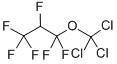 structure of CAS# 56860-83-4, 1,1,2,3,3,3-Hexafluoropropyl Trichloromethyl Ether;1,1,2,3,3,3-HEXAFLUOROPROPYL TRICHLOROMETHYL ETHER