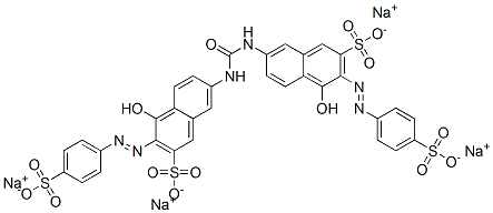 CAS#: 56878-33-2， Tetrasodium 7,7'-(Carbonyldiimino)Bis[4-Hydroxy-3-[(4-Sulphonatophenyl)Azo]Naphthalene-2-Sulphonate]