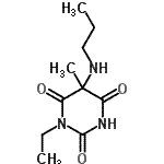 CAS#: 569336-79-4， 1-Ethyl-5-Methyl-5-(Propylamino)-2,4,6(1H,3H,5H)-Pyrimidinetrione