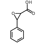 结构式 CAS# 5694-02-0, 3-苯基-2-环氧乙烷羧酸