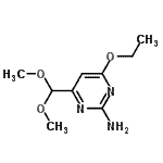 CAS 登录号：569657-37-0， 4-(二甲氧基甲基)-6-乙氧基-2-嘧啶胺