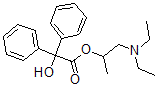 CAS 登录号:57-36-3, 2-(二乙基氨基)-1-甲基乙基二苯基乙醇酸酯