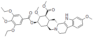 CAS#: 5700-94-7， (3beta,20alpha)-11,17alpha-Dimethoxy-18beta-[(3,5-Diethoxy-4-Methoxybenzoyl)Oxy]Yohimban-16beta-Carboxylic Acid Methyl Ester