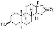 CAS#: 571-51-7， 5alpha-Androstan-3beta-Ol-16-One