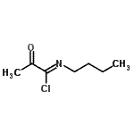 CAS#: 57182-30-6， (1Z)-N-Butyl-2-oxopropanimidoyl chloride