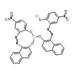 CAS#: 57206-81-2， Sodium [1-{[2-(hydroxy-kappaO)-5-nitrophenyl]diazenyl}-2-naphtholato(2-)-kappaO]{1-[(2-hydroxy-5-nitrophenyl)diazenyl]-2-naphtholato(2-)-kappaO}chromate(1-)