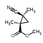 CAS#: 57234-24-9， Methyl (1R,2S)-2-Cyano-1,2-Dimethylcyclopropanecarboxylate