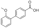 structure of CAS# 5728-32-5, 2'-Methoxy-Biphenyl-4-Carboxylic Acid;Zinc02574066