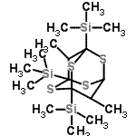 CAS#: 57289-38-0， (9,10-Dimethyl-2,4,6,8-Tetrathiatricyclo[3.3.1.1<Sup>3,7</Sup>]Decane-1,3,5-Triyl)Tris(Trimethylsilane)