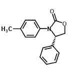 CAS 登录号：572923-05-8， (4S)-3-(4-甲基苯基)-4-苯基-1,3-恶唑烷-2-酮