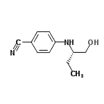 CAS#: 572923-29-6， 4-{[(2S)-1-Hydroxy-2-Butanyl]Amino}Benzonitrile