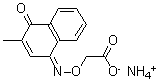 CAS#: 573-01-3, Ammonium 1,4-Dihydro-3-Methyl-4-Oxo-1-Naphthylideneaminooxyacetate