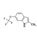CAS#: 57330-49-1， 2-Methyl-6-(Trifluoromethoxy)-1H-Indole