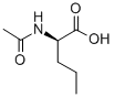 结构式 CAS# 57357-56-9, N-乙酰基正缬氨酸