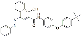 CAS#: 57360-63-1， N-[4-[4-(Tert-Butyl)Phenoxy]Phenyl]-1-Hydroxy-4-(Phenylazo)Naphthalene-2-Carboxamide