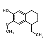 CAS#: 573977-17-0， 5-Ethyl-3-Methoxy-5,6,7,8-Tetrahydro-2-Naphthalenol