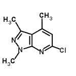 CAS#: 57411-64-0， 6-Chloro-1,3,4-Trimethyl-1H-Pyrazolo[3,4-b]Pyridine